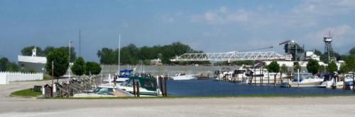 Freighter on the river